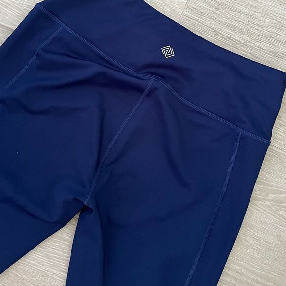ZELOS Navy Blue Lace Up Leggings Size M - Picture 8 of 8